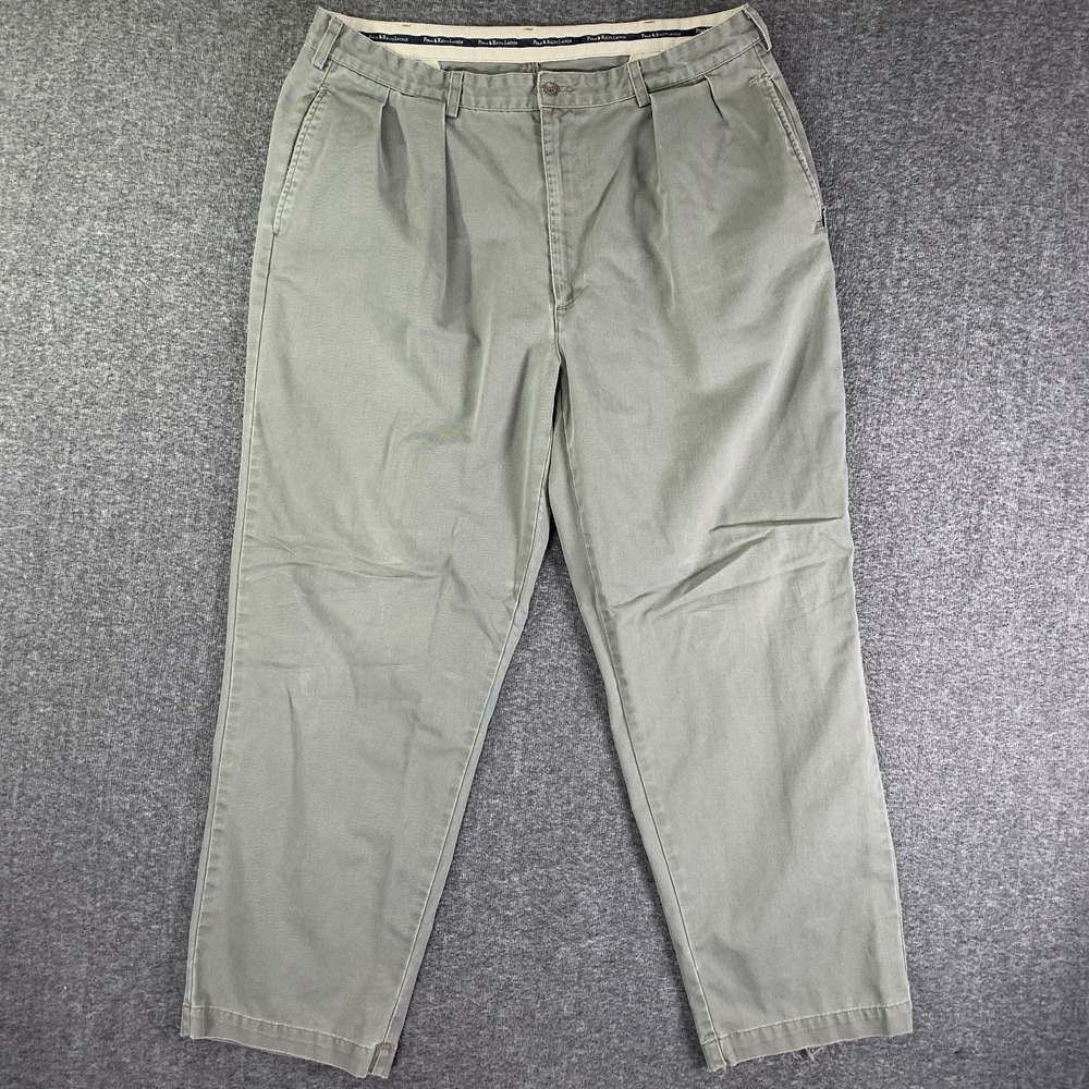Vintage Polo Ralph Lauren Pleat Pants Men 38x29 Y2K Old Money Grandpacore